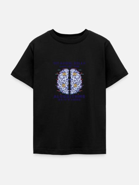Computer Algorithmus Programmierer Künstliche - Teenager T-Shirt - Schwarz