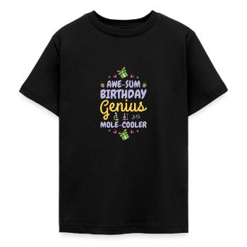 Wissenschaft Thema Geburtstagsfeier Chemie - Teenager T-Shirt - Schwarz - Vorne - AI Model Teenager Male light (155cm)