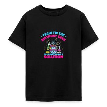 Wissenschaft Thema Geburtstagsfeier Chemie - Teenager T-Shirt - Schwarz - Vorne - AI Model Teenager Male light (155cm)