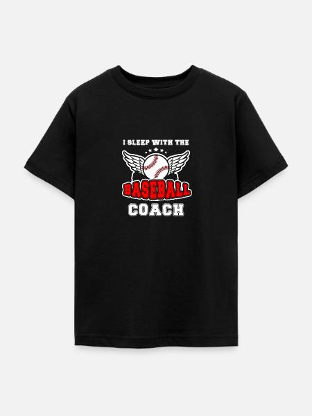 Baseball-Trainerin Ehefrau Berufstätige Mutter - Teenager T-Shirt - Schwarz