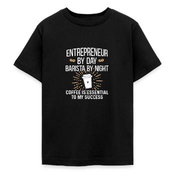 Unternehmer Unternehmen Unternehmertum - Teenager T-Shirt - Schwarz - Vorne - AI Model Teenager Male light (155cm)