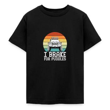 Off Road 4X4 Wheeler Offroading Dirt Mudding - Teenager T-Shirt - Schwarz - Vorne - AI Model Teenager Male light (155cm)