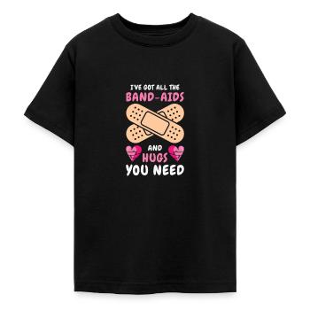 Schulkrankenschwester Medizinische Krankenpflege - Teenager T-Shirt - Schwarz - Vorne - AI Model Teenager Male light (155cm)