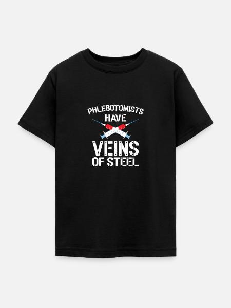 Phlebotomist Phlebotomie Krankenschwester Tech - Teenager T-Shirt - Schwarz