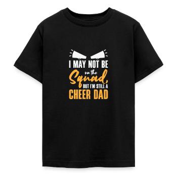 Cheerleader Proud Cheer Dad Cheerleading Beer - Teenage T-Shirt - black - Front - AI Model Teenager Male light (155cm)