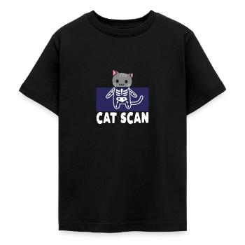 Radiology Rad Tech Cat Scan Technician - Teenage T-Shirt - black - Front - AI Model Teenager Male light (155cm)