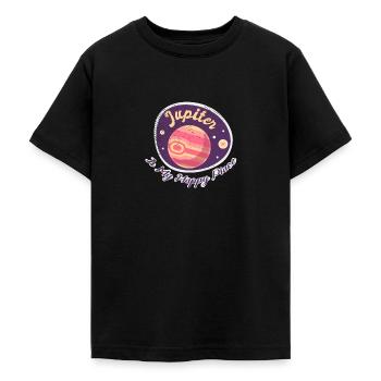 Jupiter Raumfahrt Erkundung Raumfahrt-Enthusiast - Teenager T-Shirt - Schwarz - Vorne - AI Model Teenager Male light (155cm)