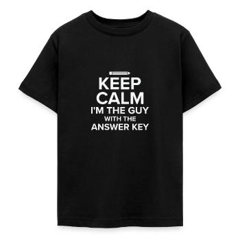 Jour de test Enseignant Test Day School Staar Test - T-shirt Ado - noir - Devant - AI Model Teenager Male light (155cm)