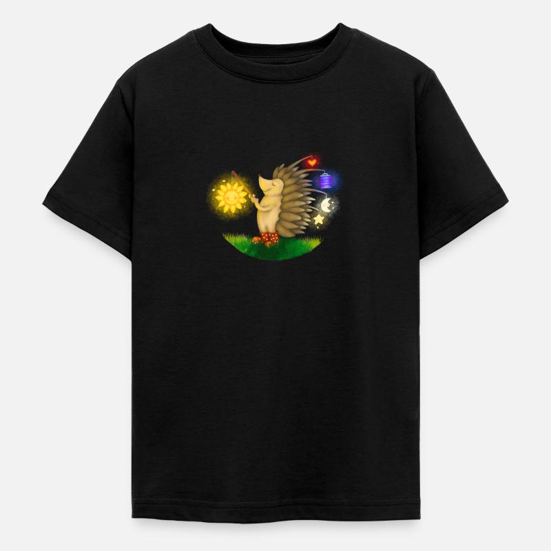 Lanterne hérisson Saint Martin - T-shirt Ado - noir