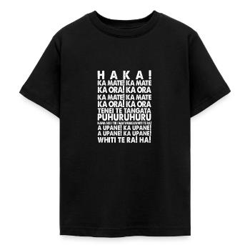 rugby - Teenage T-Shirt - black - Front - AI Model Teenager Male light (155cm)