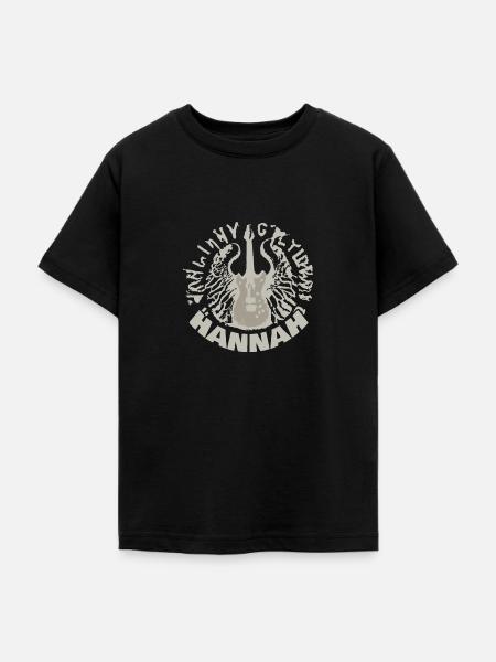 Hannah - Teenager T-Shirt - Schwarz