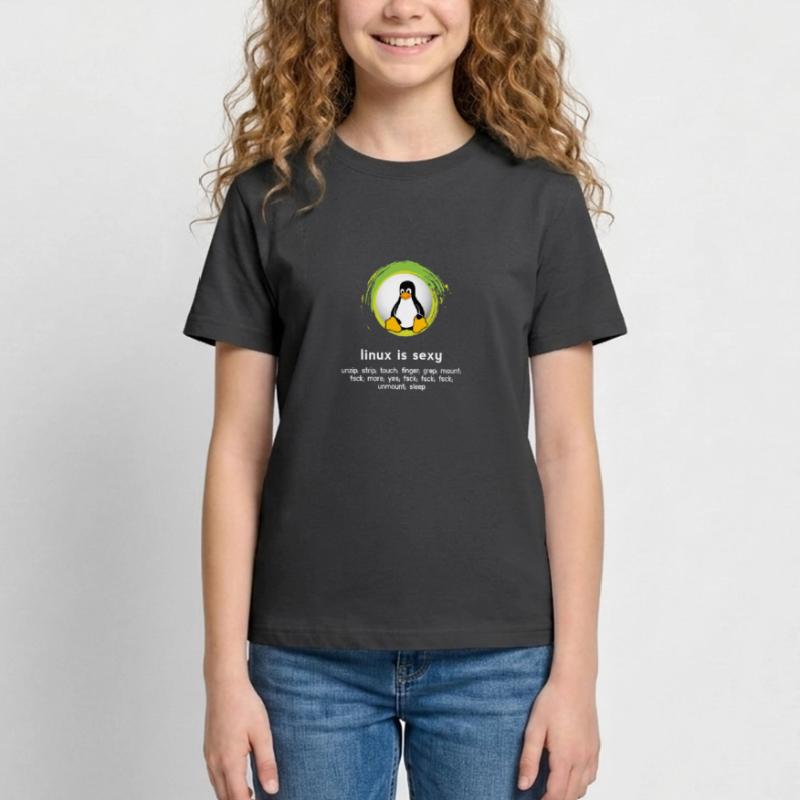 Computer System Pinguin Nerd pc inside code admin Teenager T-Shirt