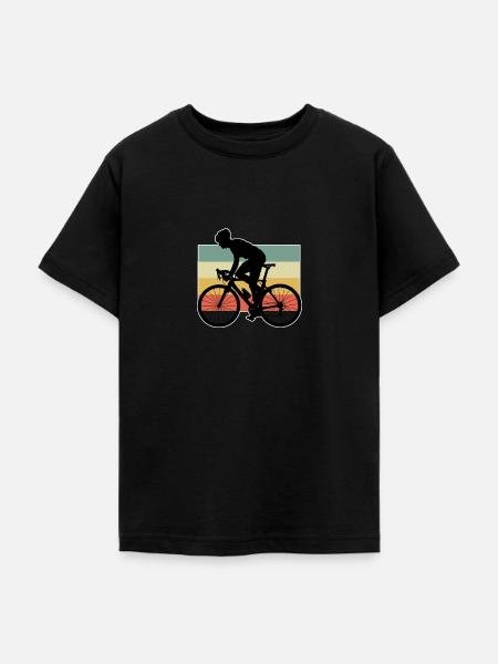 Fahrradfahren - Teenager T-Shirt - Schwarz