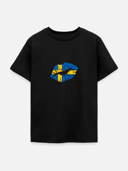 Schweden - Teenager T-Shirt - Schwarz