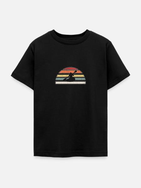 Kayak - Teenager T-Shirt - Schwarz