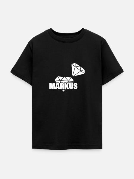 Kostbar Markus - Teenager T-Shirt - Schwarz