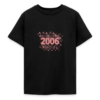 2006 2006 - Teenage T-Shirt - black - Front - AI Model Teenager Male light (155cm)