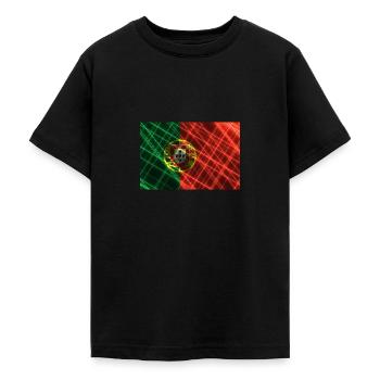 Portugal - Teenager T-Shirt - Schwarz - Vorne - AI Model Teenager Male light (155cm)
