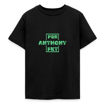 Anthony als Anthony - Teenager T-Shirt - Schwarz - Vorne - AI Model Teenager Male light (155cm)