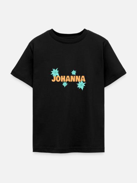 Edelweiß Johanna - Teenager T-Shirt - Schwarz