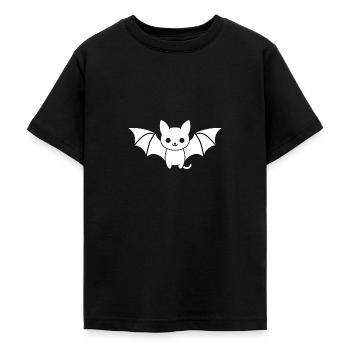 Fledermaus - Teenager T-Shirt - Schwarz - Vorne - AI Model Teenager Male light (155cm)