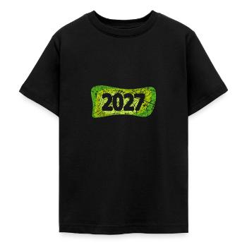 Kratzer 2027 - Teenager T-Shirt - Schwarz - Vorne - AI Model Teenager Male light (155cm)