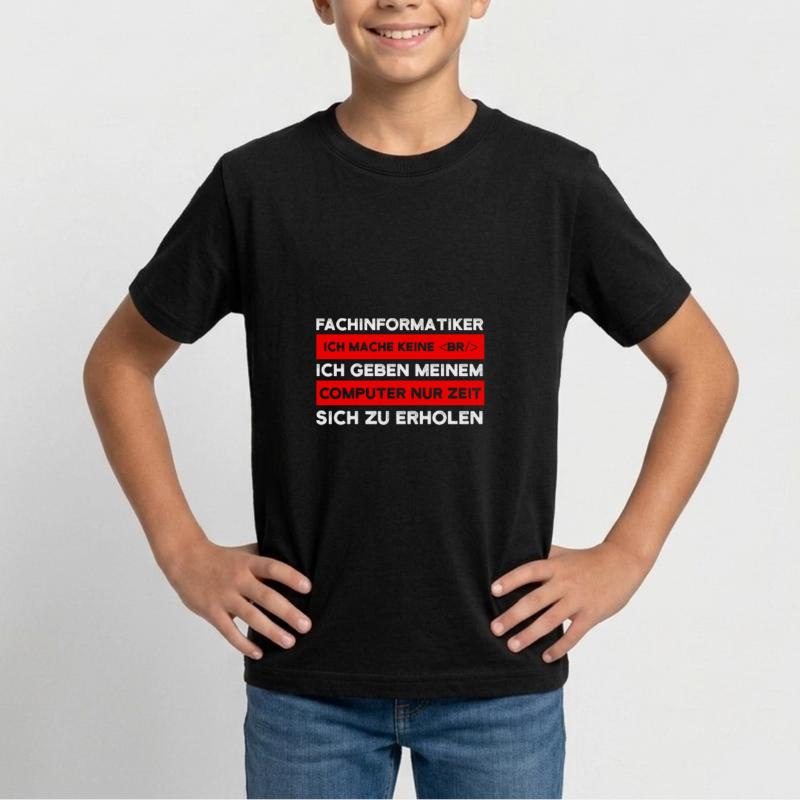 Fachinformatiker Beruf Coder Geschenk Teenager T-Shirt