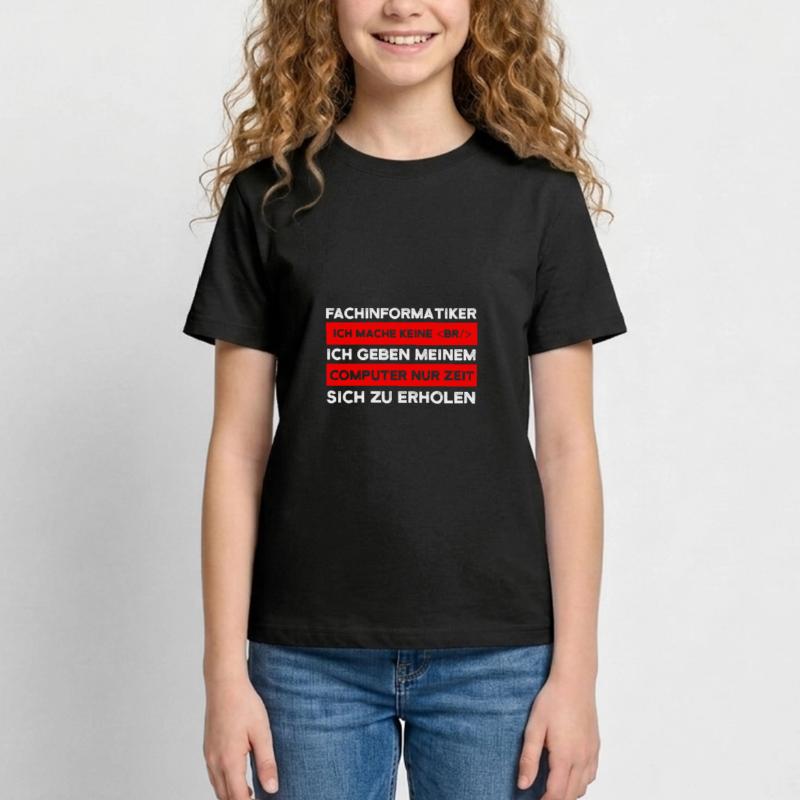 Fachinformatiker Beruf Coder Geschenk Teenager T-Shirt