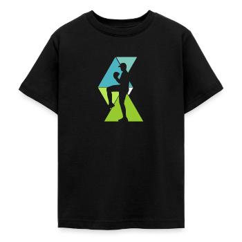 Baseball - Teenager T-Shirt - Schwarz - Vorne - AI Model Teenager Male light (155cm)