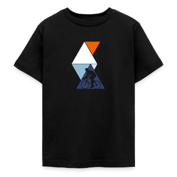 Cyclist - Teenage T-Shirt - black - Front - AI Model Teenager Male light (155cm)