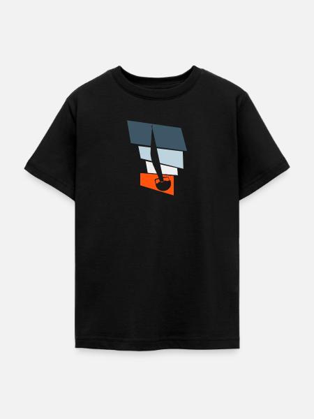 Segelschiff - Teenager T-Shirt - Schwarz
