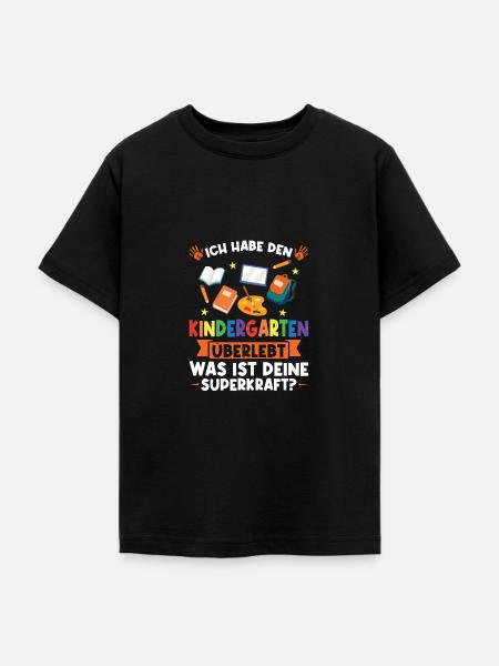 Kindergarten Abschluss Kindergarten Abschluss - Teenager T-Shirt - Schwarz