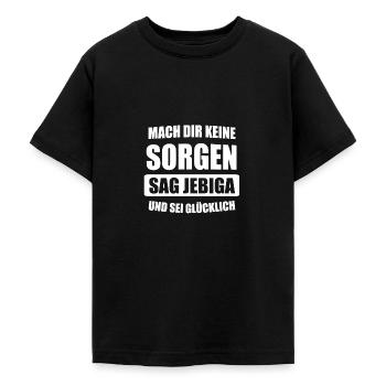 Bosnien Bosnier Jebiga Geschenk - Teenager T-Shirt - Schwarz - Vorne - AI Model Teenager Male light (155cm)