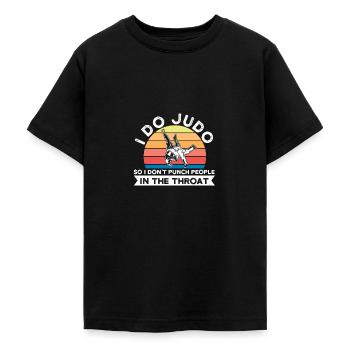 Judo Judo Geschenk - Teenager T-Shirt - Schwarz - Vorne - AI Model Teenager Male light (155cm)