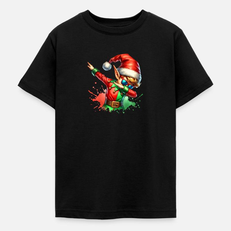 Noël approche Joyeux Noël Elfe - T-shirt Ado - noir