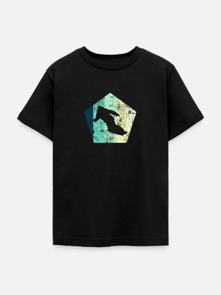 Snowboarding - Teenager T-Shirt - Schwarz