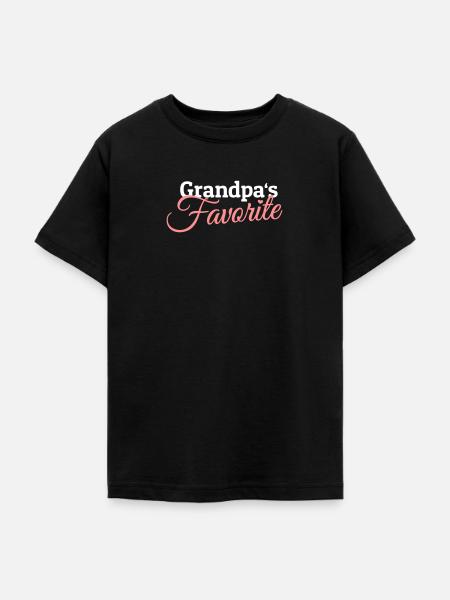 Grandpas Favorite - Teenager T-Shirt - Schwarz