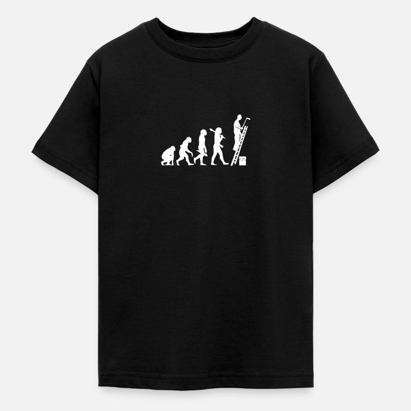 Idée Cadeau Cool Painter et Painter Evolution - T-shirt Ado - noir