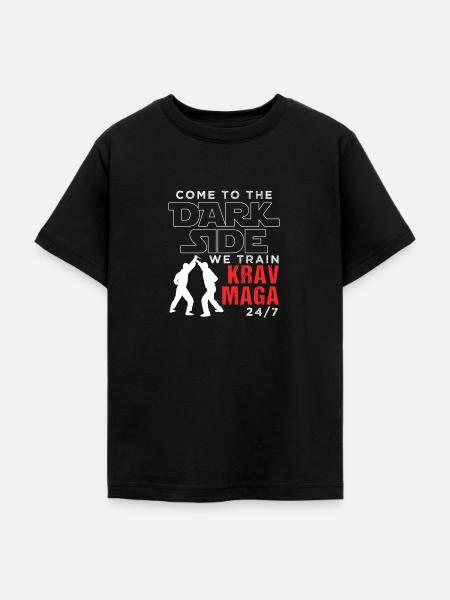 Krav Maga - Teenager T-Shirt - Schwarz
