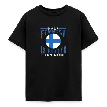 Finlande - T-shirt Ado - noir - Devant - AI Model Teenager Male light (155cm)