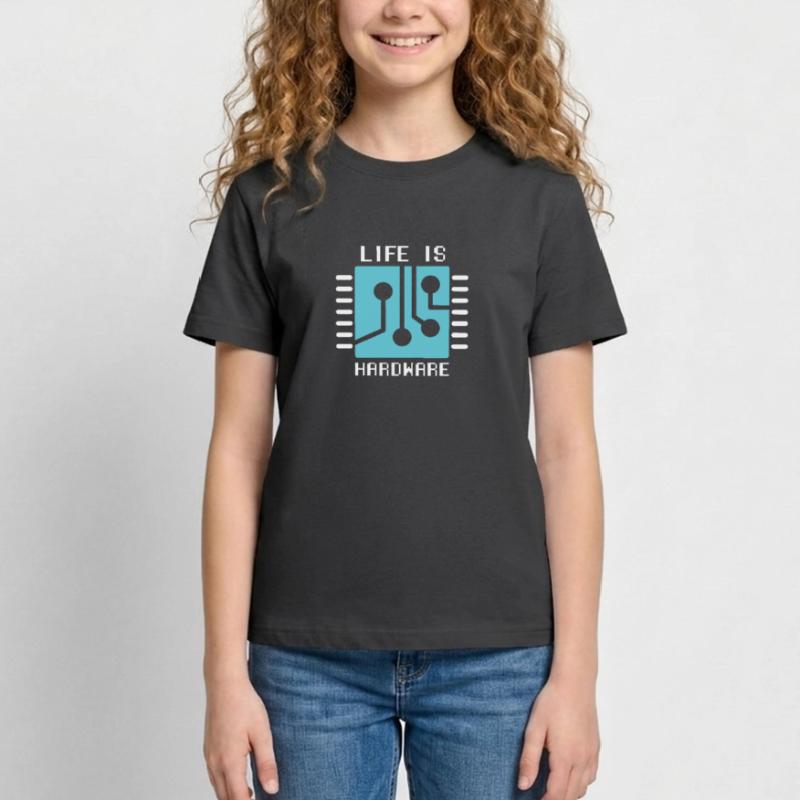 Life Is Hardware Informatiker Hack Coder Teenager T-Shirt