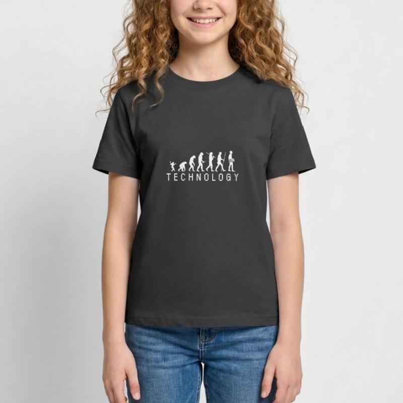 Evolution Technology Laptop PC Console Gift Teenage T-Shirt