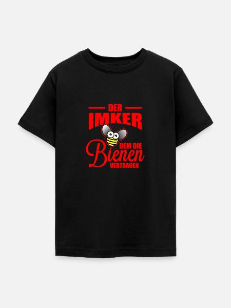Imker - Teenager T-Shirt - Schwarz