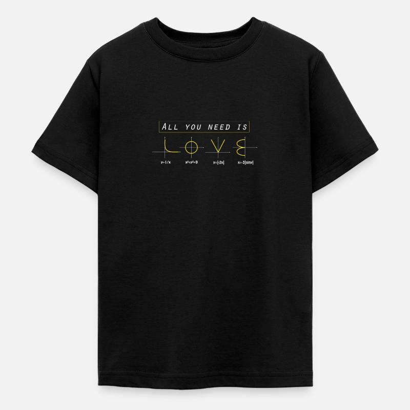 Tout ce dont vous avez besoin, c'est de l'amour - Analyse mathématique - T-shirt Ado - noir