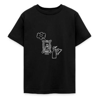 I love Arts - Teenager T-Shirt - Schwarz - Vorne - AI Model Teenager Male light (155cm)