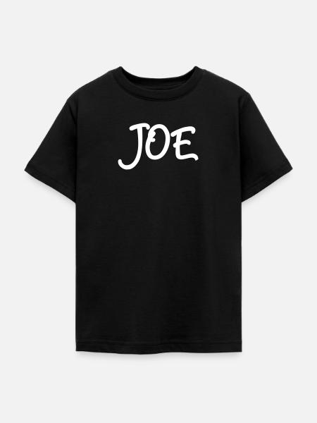 Joe - Teenager T-Shirt - Schwarz