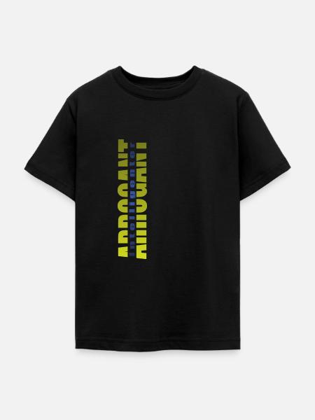 Arrogant Intelligenter - Teenager T-Shirt - Schwarz