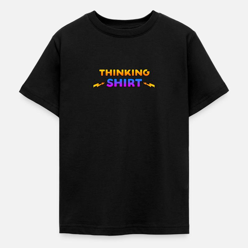 Thinking Shirt Gift Gift Idea Dustin Retro - T-shirt Ado - noir
