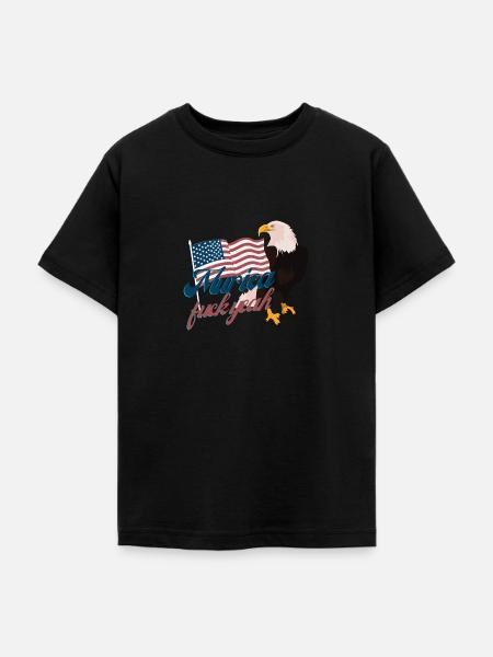 Murica - Teenager T-Shirt - Schwarz