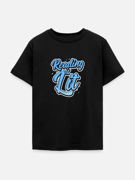 Geschenk für Leseratte oder Bücherwurm - Teenager T-Shirt - Schwarz